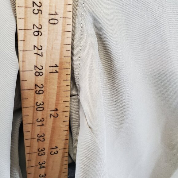 Haggar Pants Mens 34x30 Tan H26 Stretch Lightweight Flat Front Chino - Picture 7 of 12